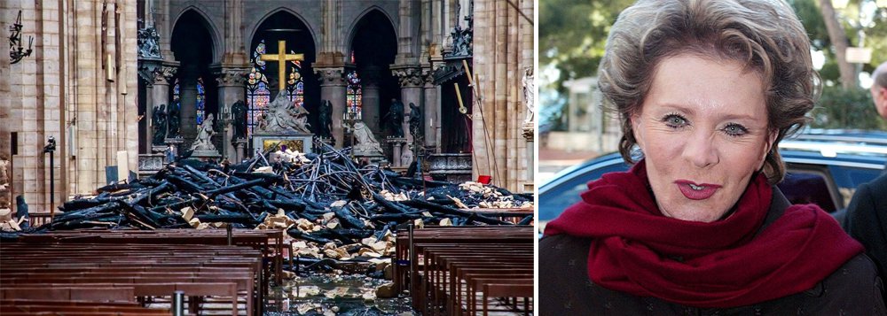 Bilionária brasileira doa R$ 88 milhões para reconstrução da Catedral de Notre-Dame