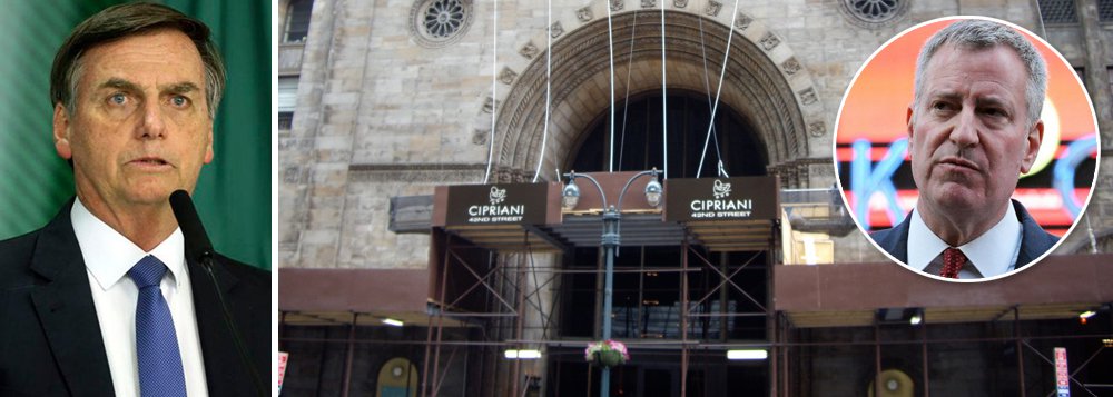 Cipriani Hall, em Wall Street, também impede homenagem a Bolsonaro