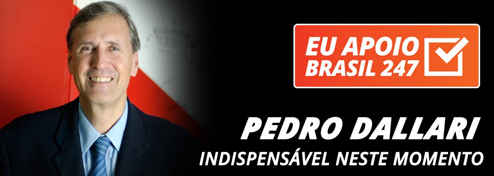 Pedro Dallari apoia o 247: indispensável neste momento