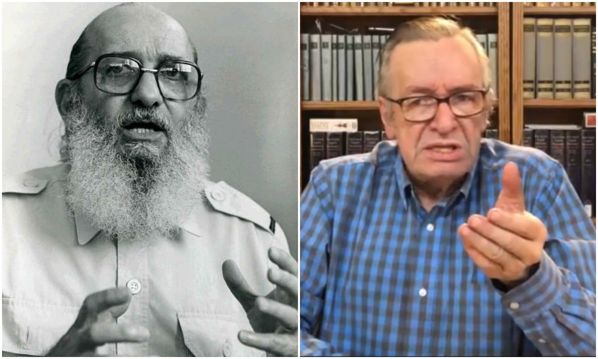 Lula e Freire x Bolsonaro e Olavo
