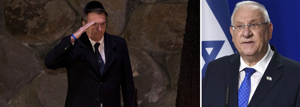 Presidente de Israel se revolta com Bolsonaro por sugestão de perdão ao Holocausto