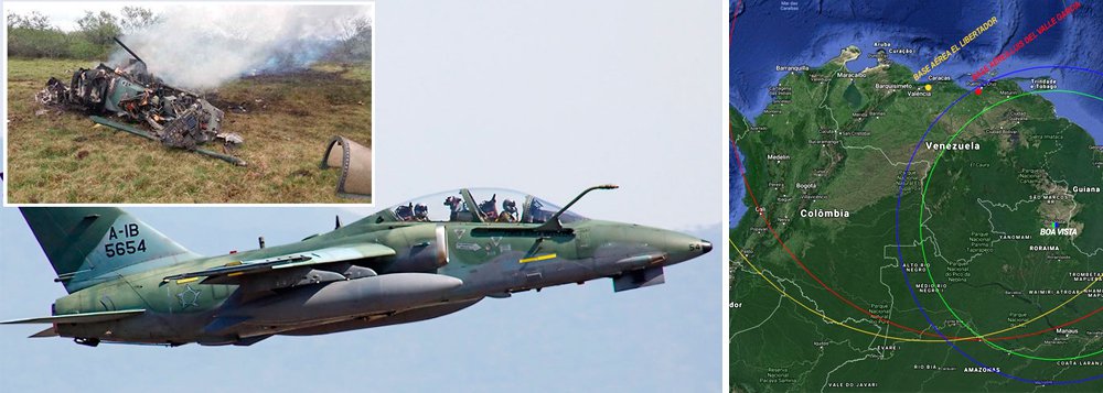 Queda de caça revela que Brasil se prepara para guerra contra Venezuela