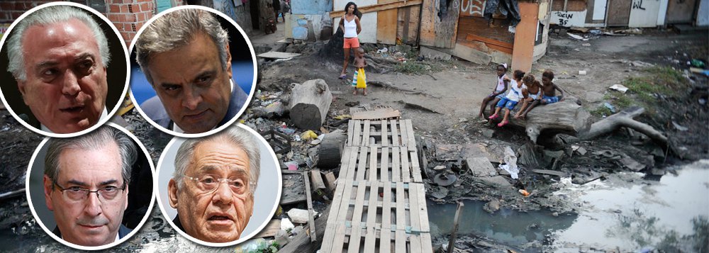 Golpe devolveu 7,3 milhões de brasileiros à pobreza
