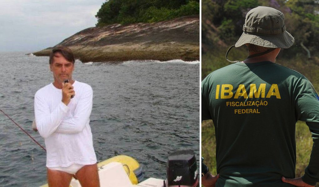 Ibama demite servidor que multou Bolsonaro por pesca irregular