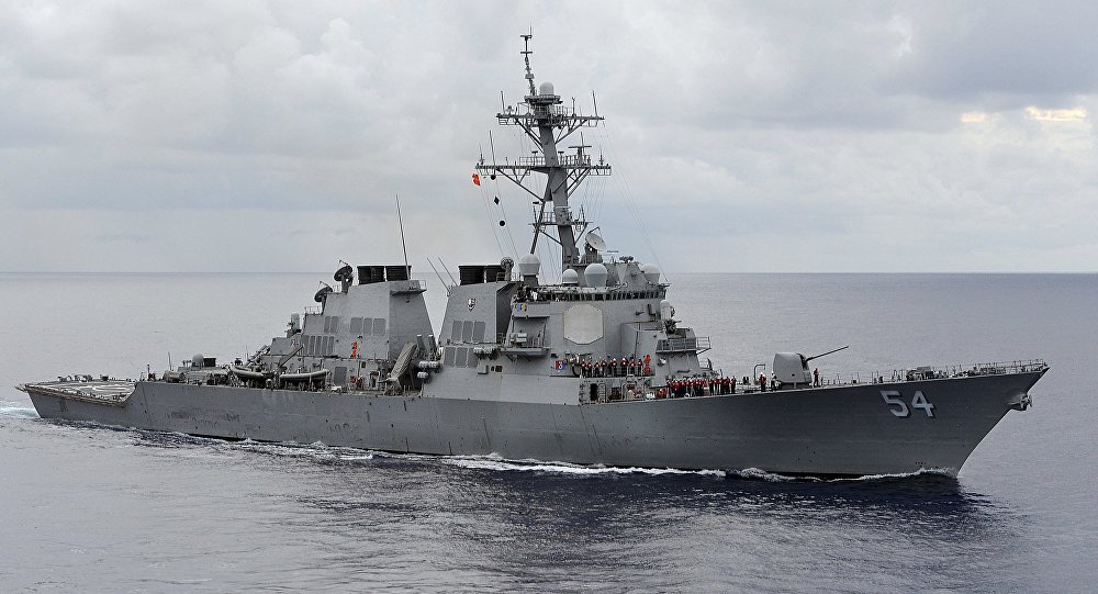 EUA enviam dois navios de guerra ao estreito de Taiwan