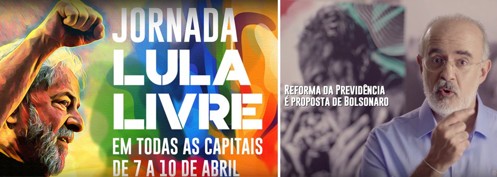 Em novo vídeo, campanha Lula Livre condena reforma da Previdência