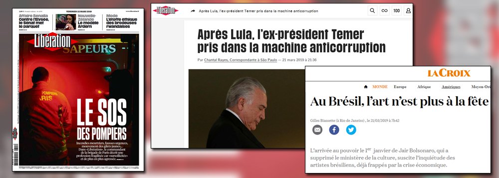 Libération: partido de Temer é o pai e a mãe da corrupção
