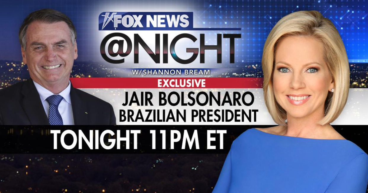 Bolsonaro é alvejado pela Fox News com perguntas sobre milícias e Marielle