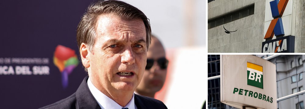 Bolsonaro autoriza Caixa a vender ações da Petrobrás sem aval do governo