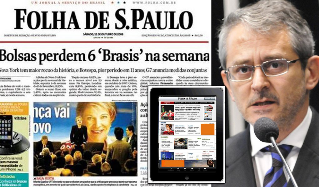 Em editorial, Folha expõe encruzilhada da mídia