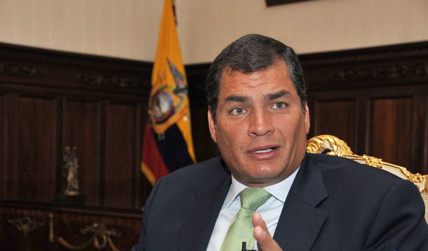 Rafael Correa condena sanções ao Paraguai. Para ele, foi pouco