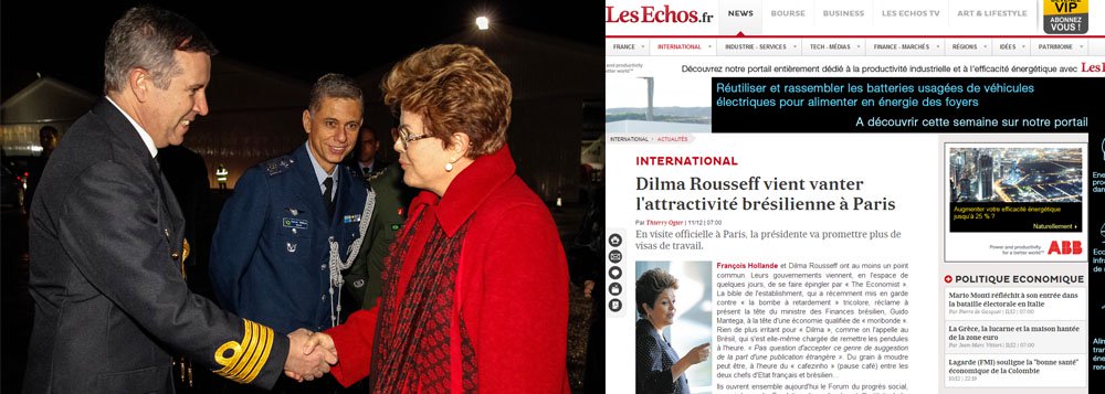 Imprensa francesa diz que Dilma chega em Paris com a cabeça erguida