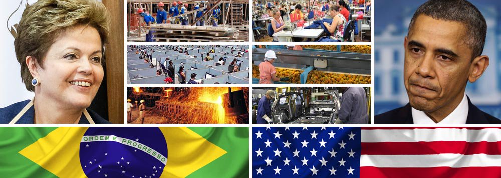 Novos empregos em abril: Brasil 196 mil X 165 mil EUA