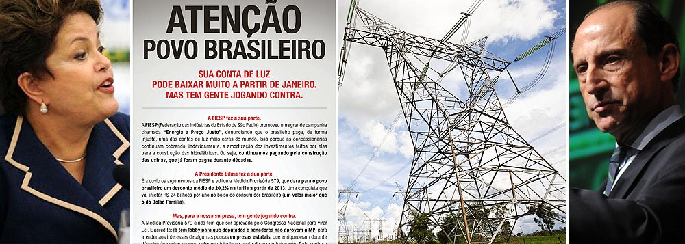 Por luz barata, Dilma liga empresários na tomada