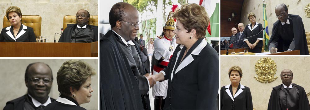 Dilma foi, mas não foi à posse de Barbosa