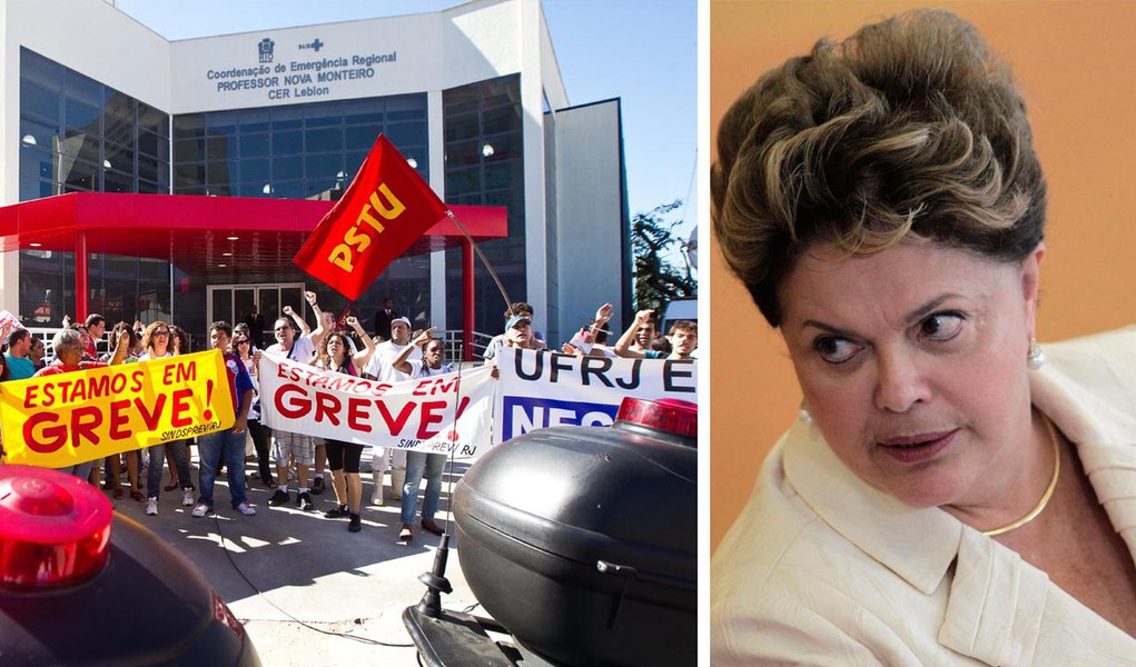Dilma endurece e manda cortar ponto de grevistas
