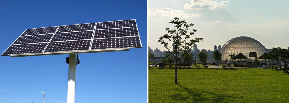 Parque Villa-Lobos terá usina de energia solar