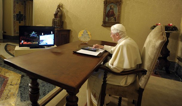 O Papa está conectado