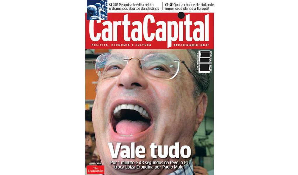 Revista CartaCapital critica aliança entre PT e Maluf