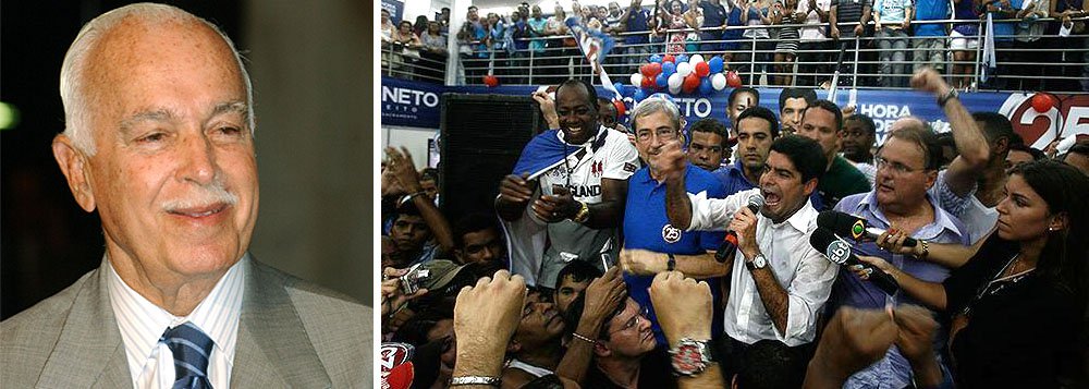 ACM Neto dedica vitória ao avô em Salvador
