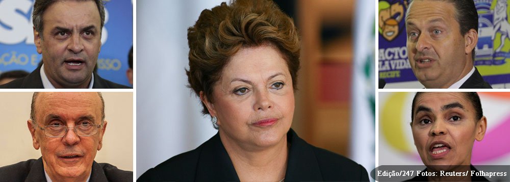 Datafolha mostra vitória de Dilma em primeiro turno