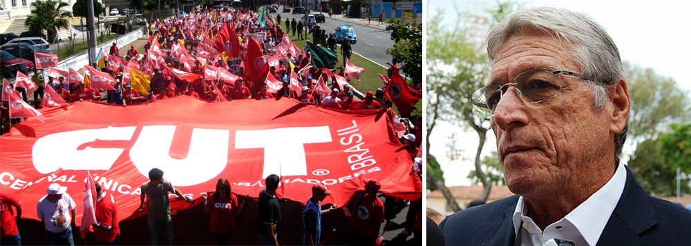 CUT e sindicatos organizam protestos contra governo do PSDB