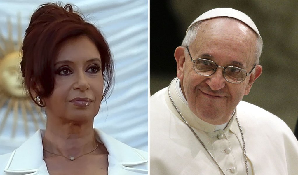 Cristina será a primeira chefe de Estado a ser recebida pelo papa