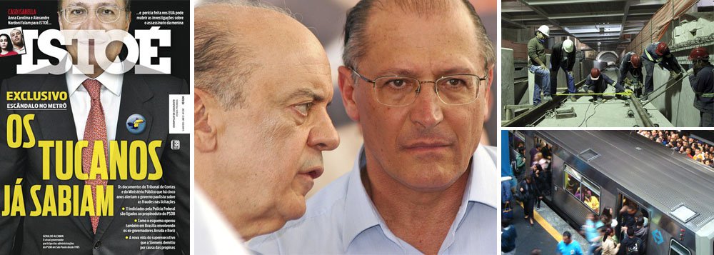 Istoé: Alckmin e Serra sabiam de tudo no metrô