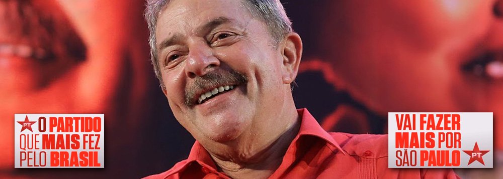 Na TV, Lula insinua governo de SP