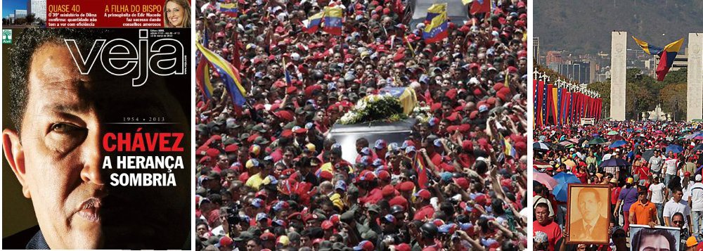O povo idolatra Chávez e Veja vê herança maldita