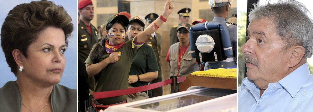 Dilma e Lula chegam à Venezuela para enterro de Chávez