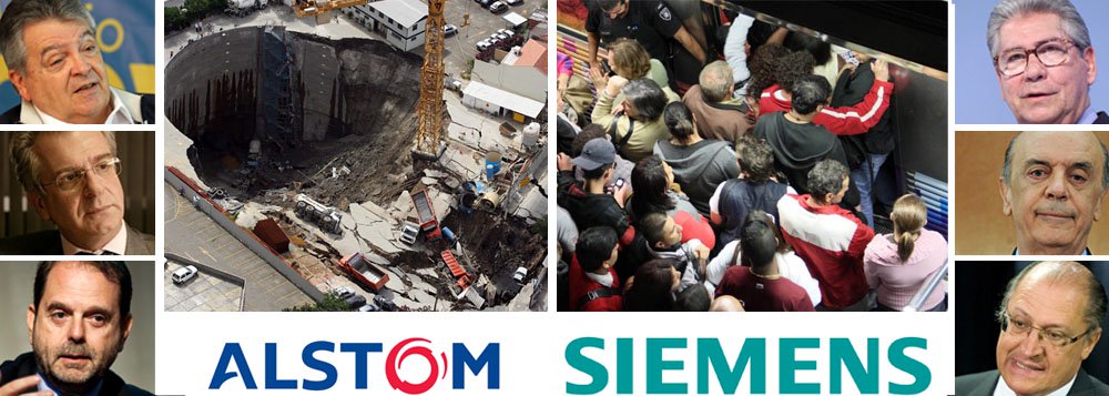Agenda proibida do PSDB marca Alstom e Siemens 