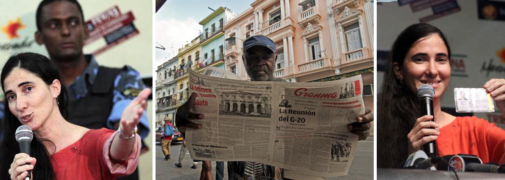 Yoani mira Granma e quer ser dona de jornal em Cuba