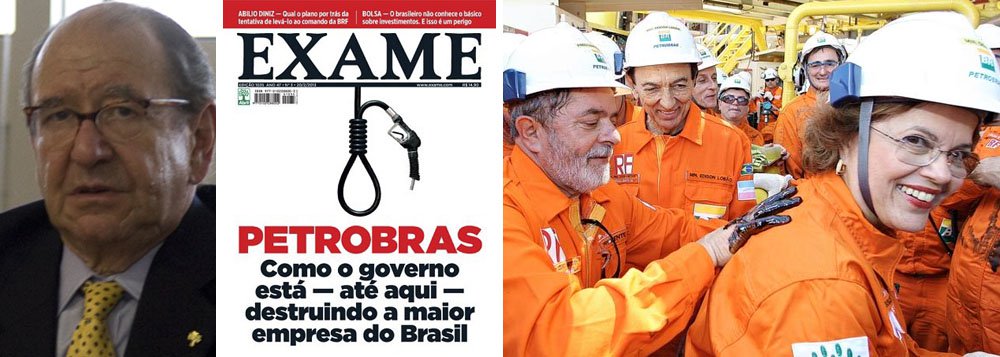 Civita acusa o PT de destruir a Petrobras
