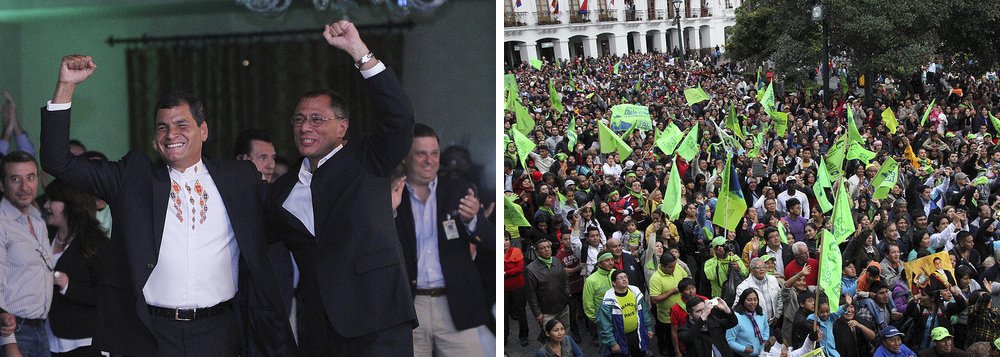 Correa vence e coroa esquerda na América Latina