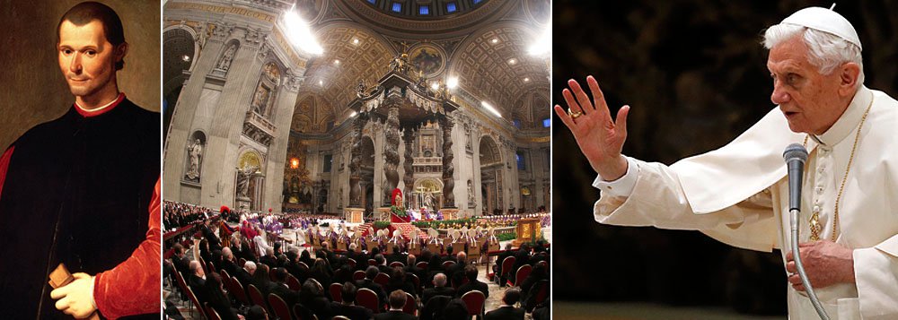 Maquiavélico, Ratzinger acua oposição a Bento 16
