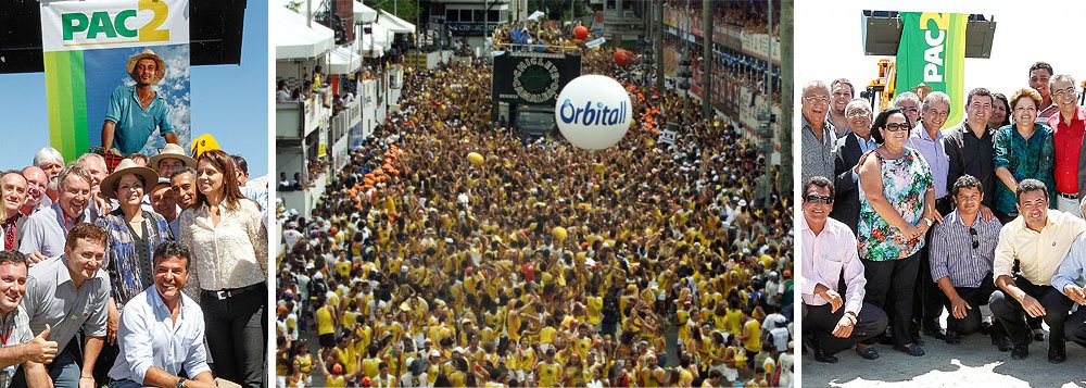 Dilma no Carnaval da Bahia, de olho na reeleição