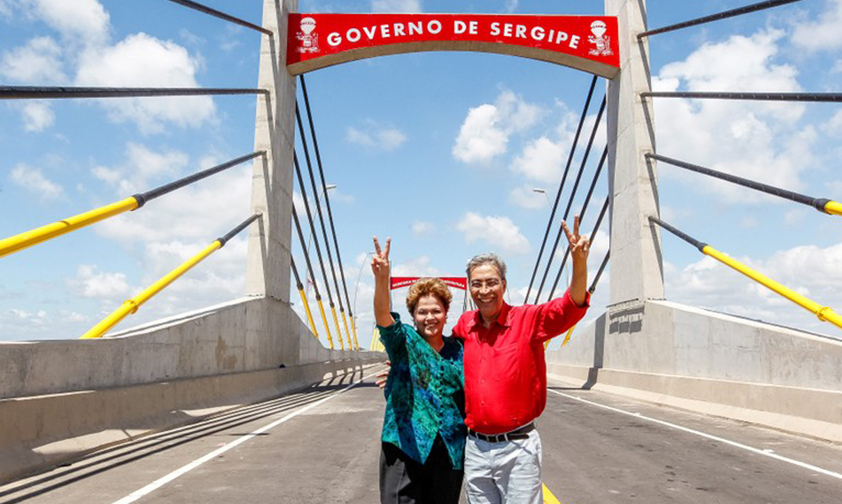 Dilma inaugura ponte que liga Bahia e Sergipe