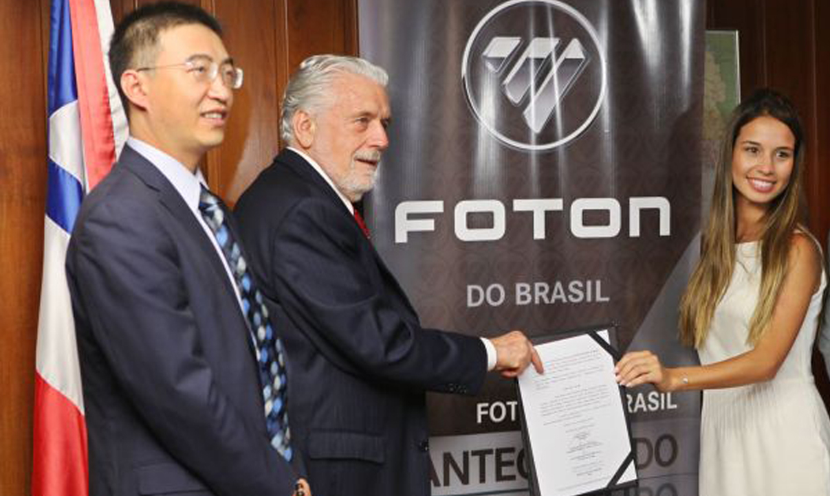 Foton Motors vai instalar unidade na Bahia