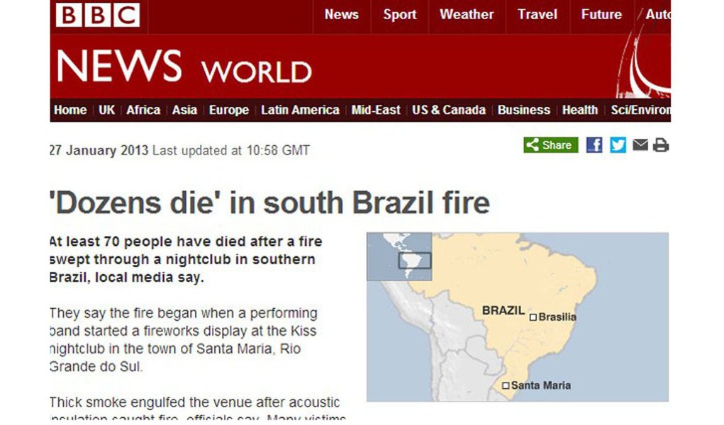 BBC já questiona capacidade do Brasil para Copa
