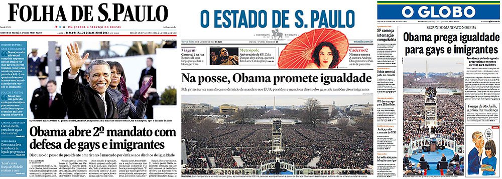 Jornais brasileiros são progressistas... nos EUA