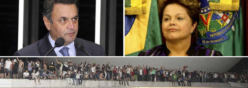 Aécio: "Dilma frustrou todos os brasileiros"