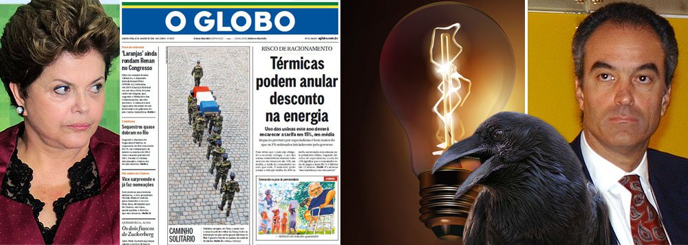 "O Corvo", aliás "O Globo", prevê fim da energia barata