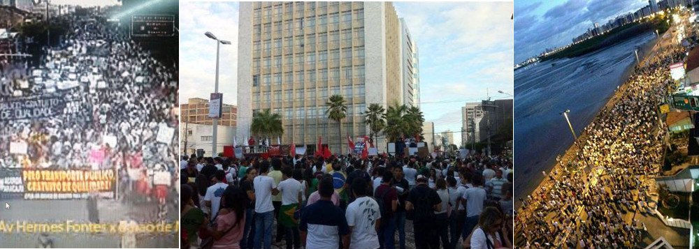 Pacíficos, protestos em Aracaju reúnem cerca de 30 mil pessoas