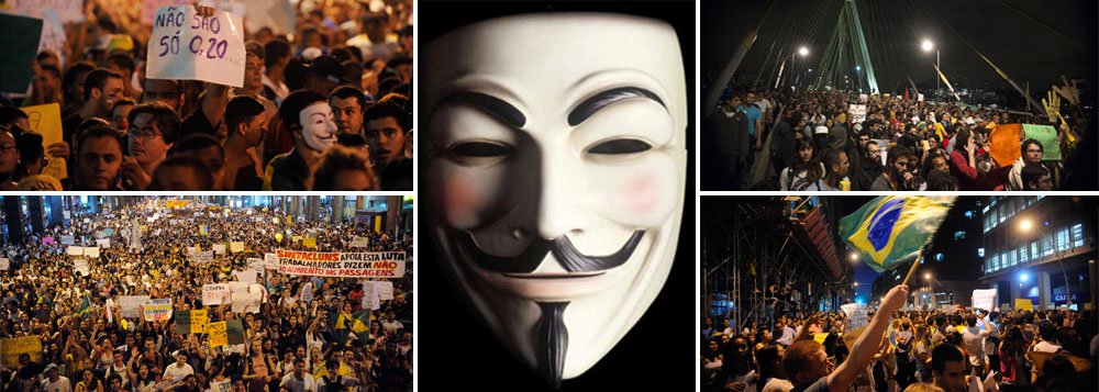 Anonymous dita, em vídeo, a agenda do movimento