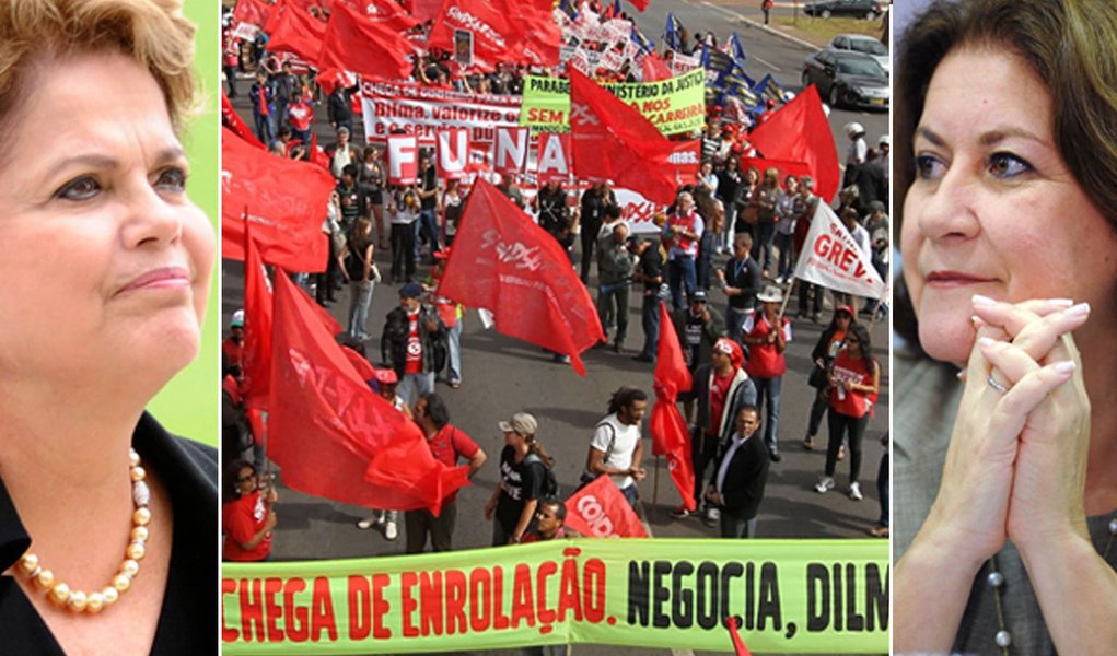 Dilma e Miriam definem reajustes para grevistas