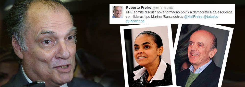 Freire ao 247: "Esquerda quer Serra e Marina"