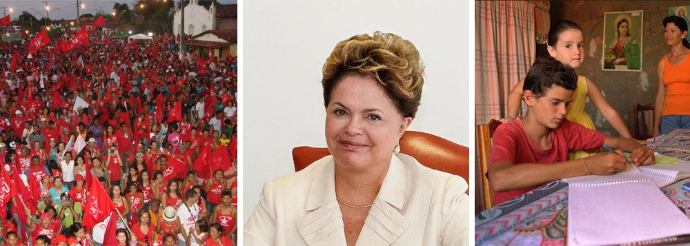 Dilma manda recados nos 10 anos do PT no poder
