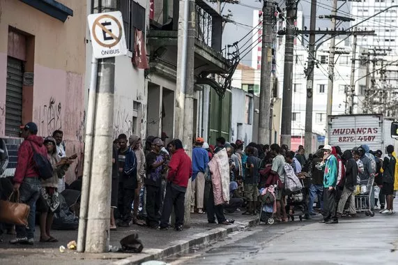 Moradores em situação de rua em SP