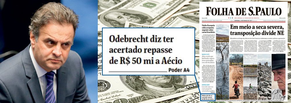 Mistério: por que a Folha escondeu os R$ 50 milhões de Aécio Neves?